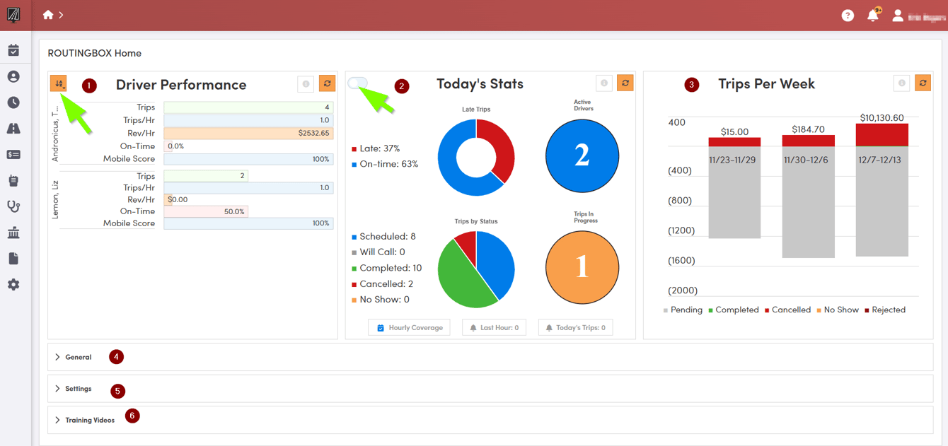 Part Routing Dashboard RoutingBox Layout Overview Web Version